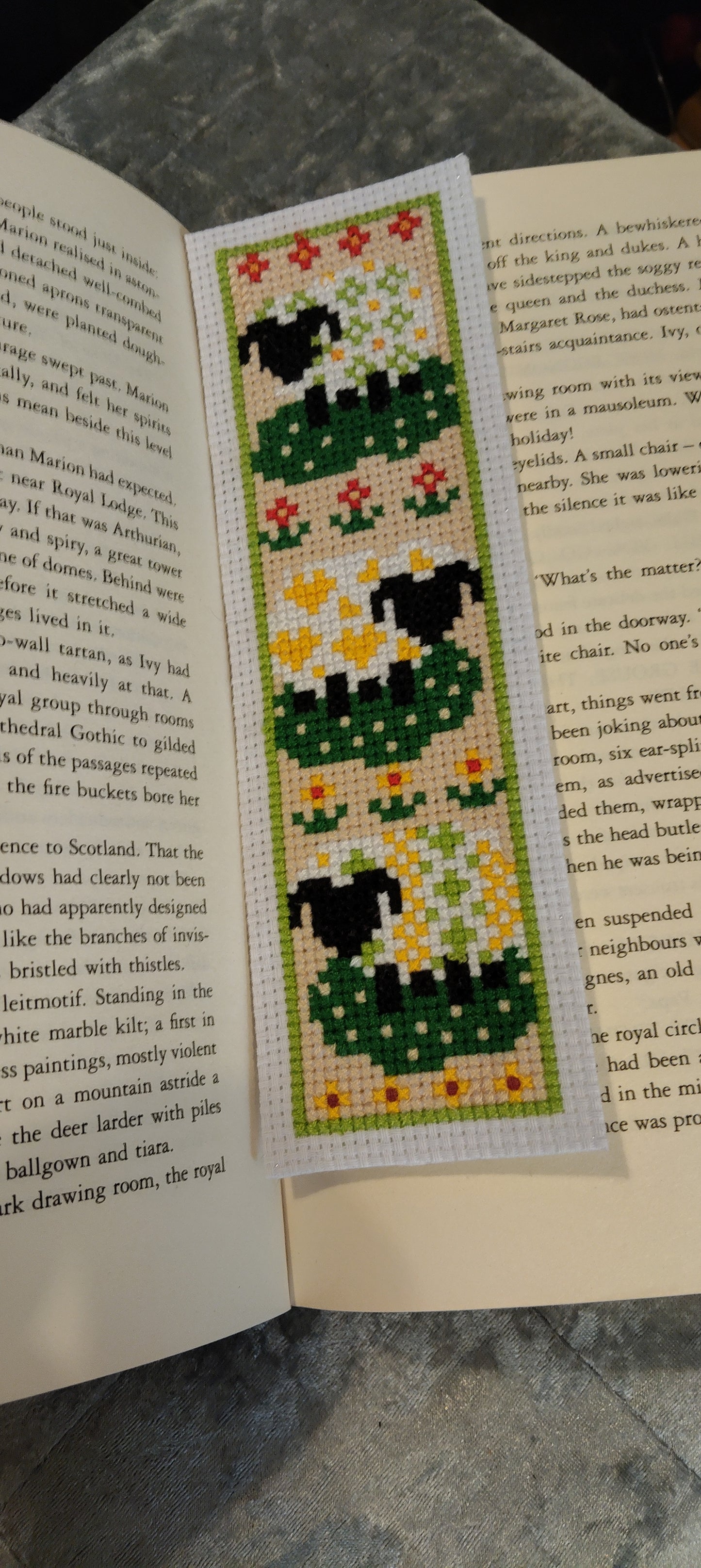 Spring has Sprung Embroidery Bookmark
