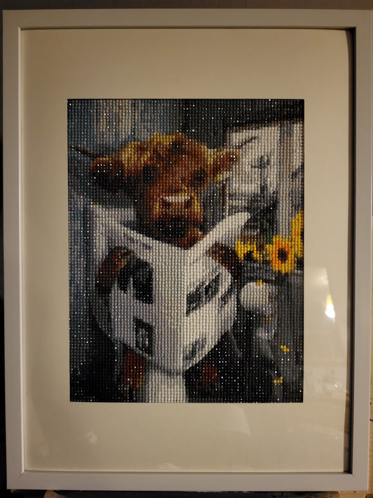 "The Coo on the Loo" Diamond artwork