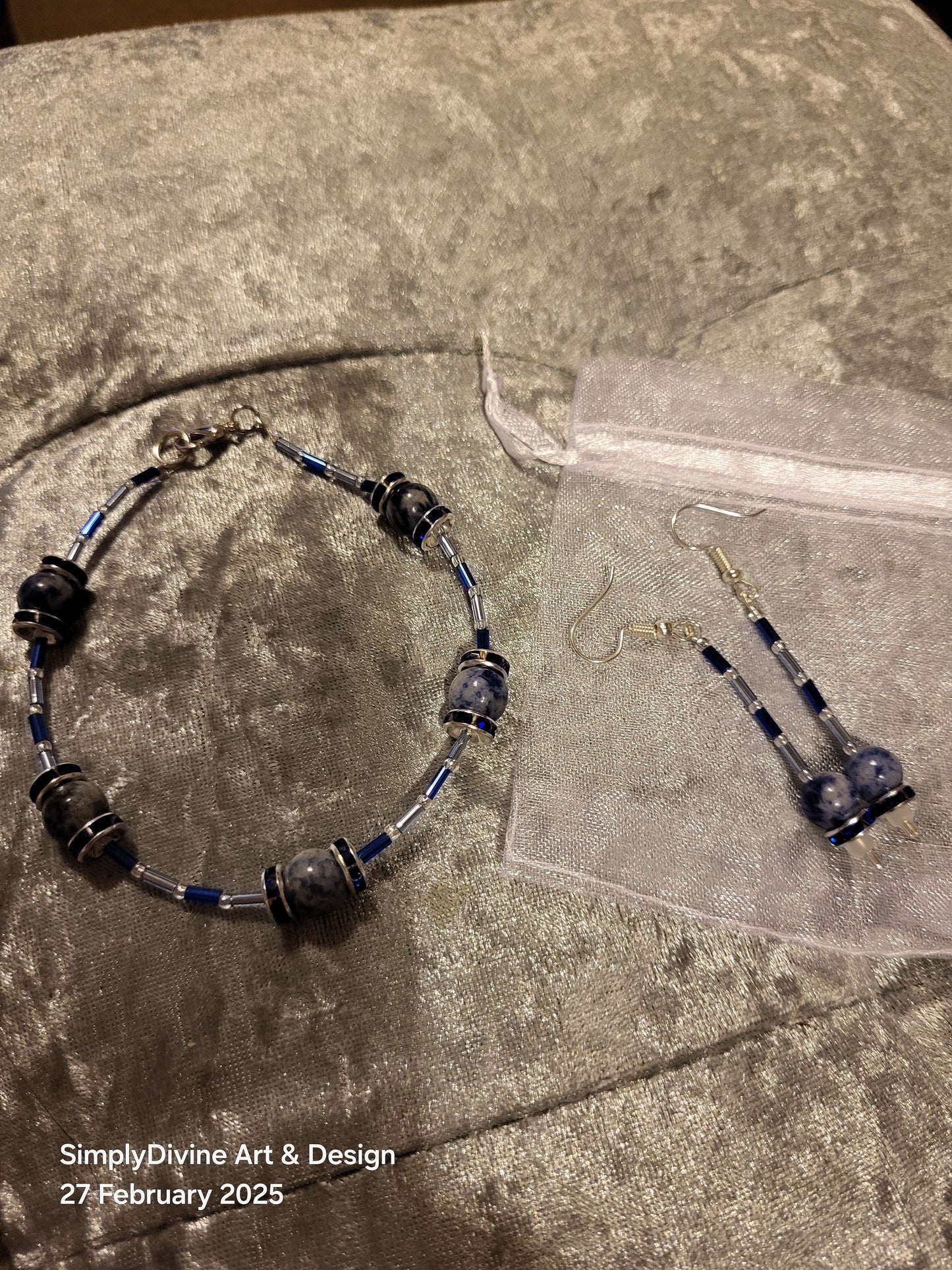Dusk Bracelet and Earrings set