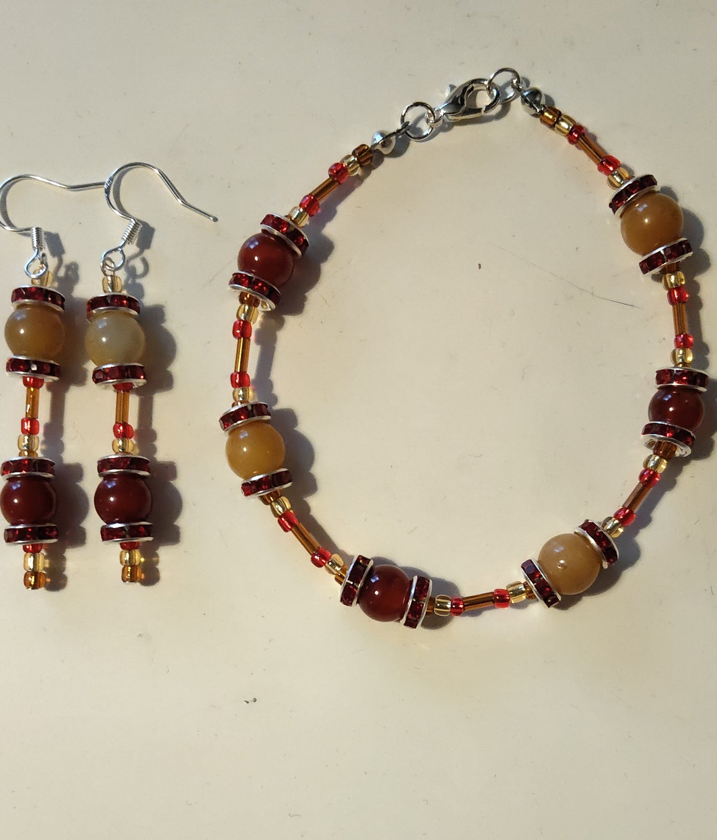 "Noelle" Bracelet and Earrings set