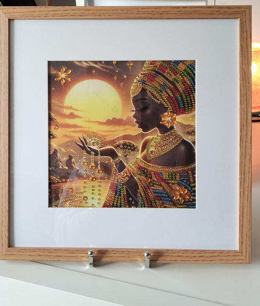 30x30cm African Beauty
