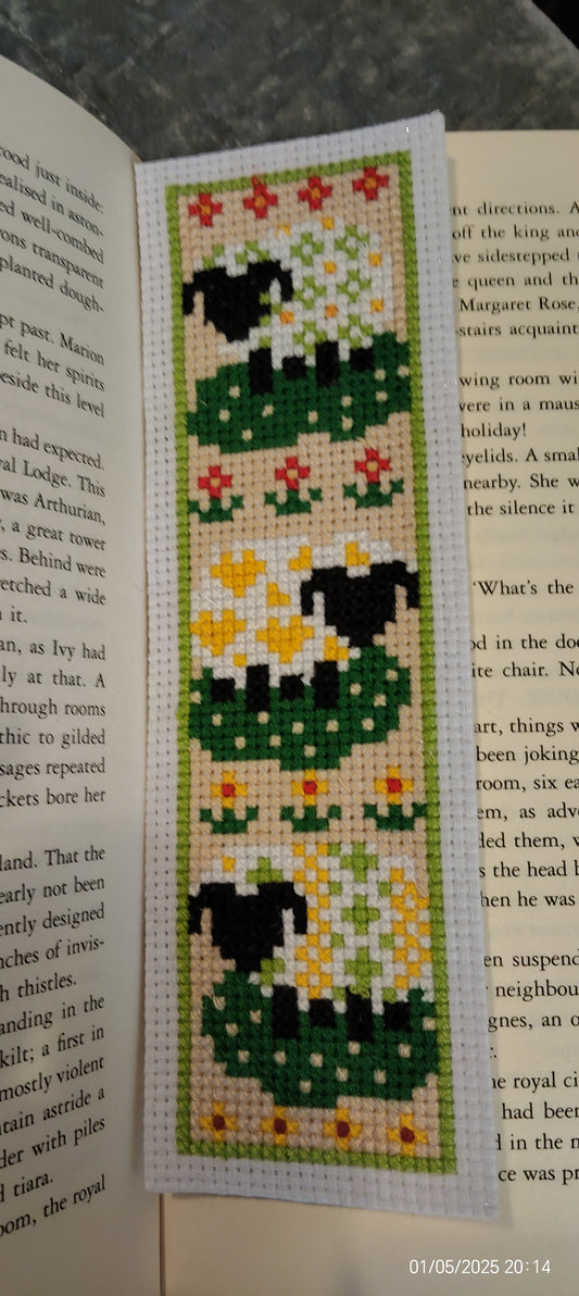 Spring has Sprung Embroidery Bookmark