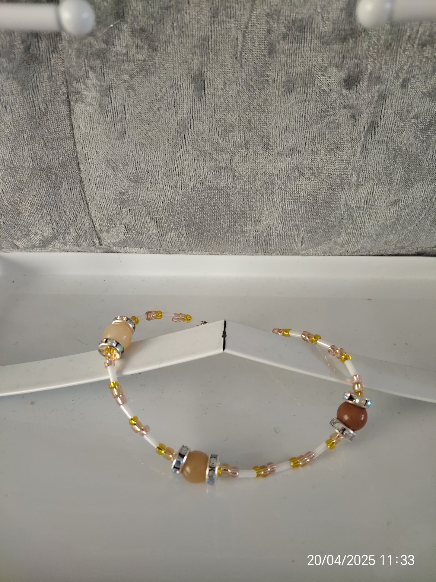 Daffodil 3 pce Necklace, bracelet and earrings Set, created with Yellow Jade