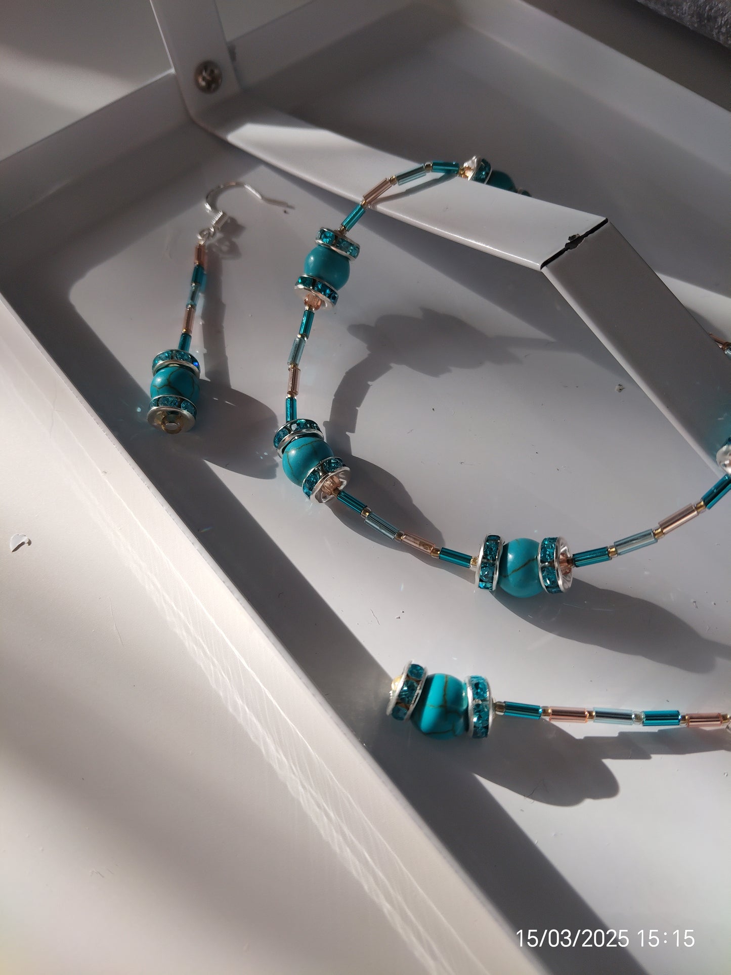 "Turquoise Delight" Bracelet and Earrings set