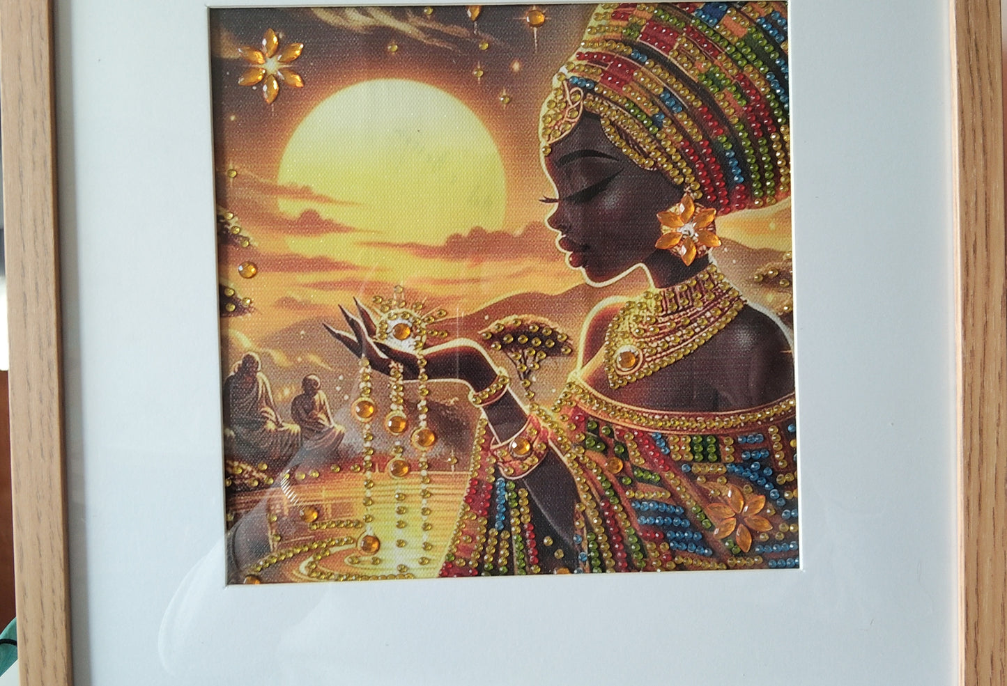 30x30cm African Beauty