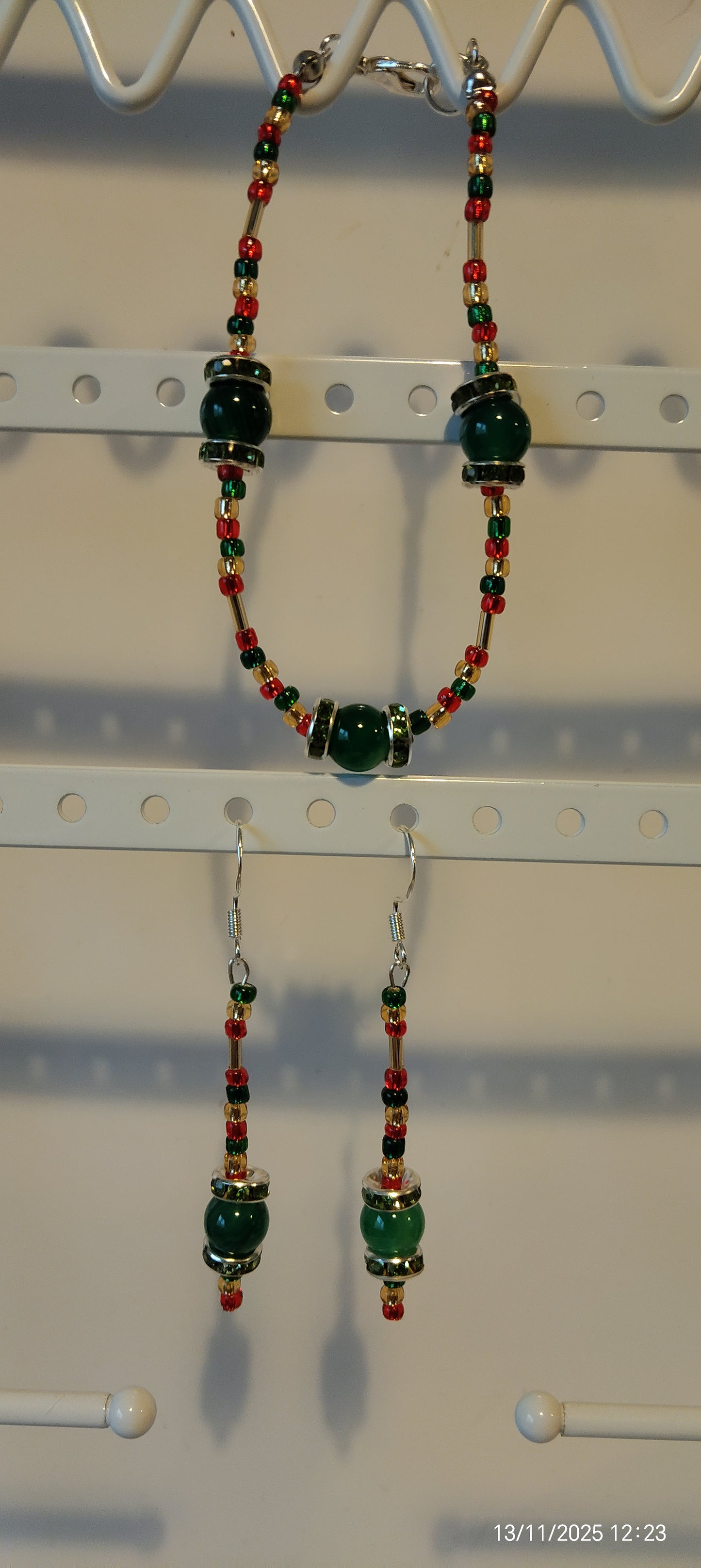 Jingle Bells Bracelet and Earrings set