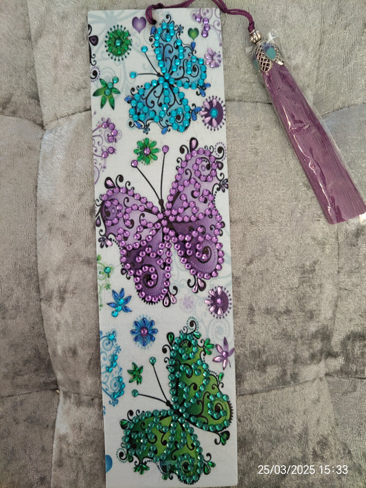 Triple Butterflies Bookmark