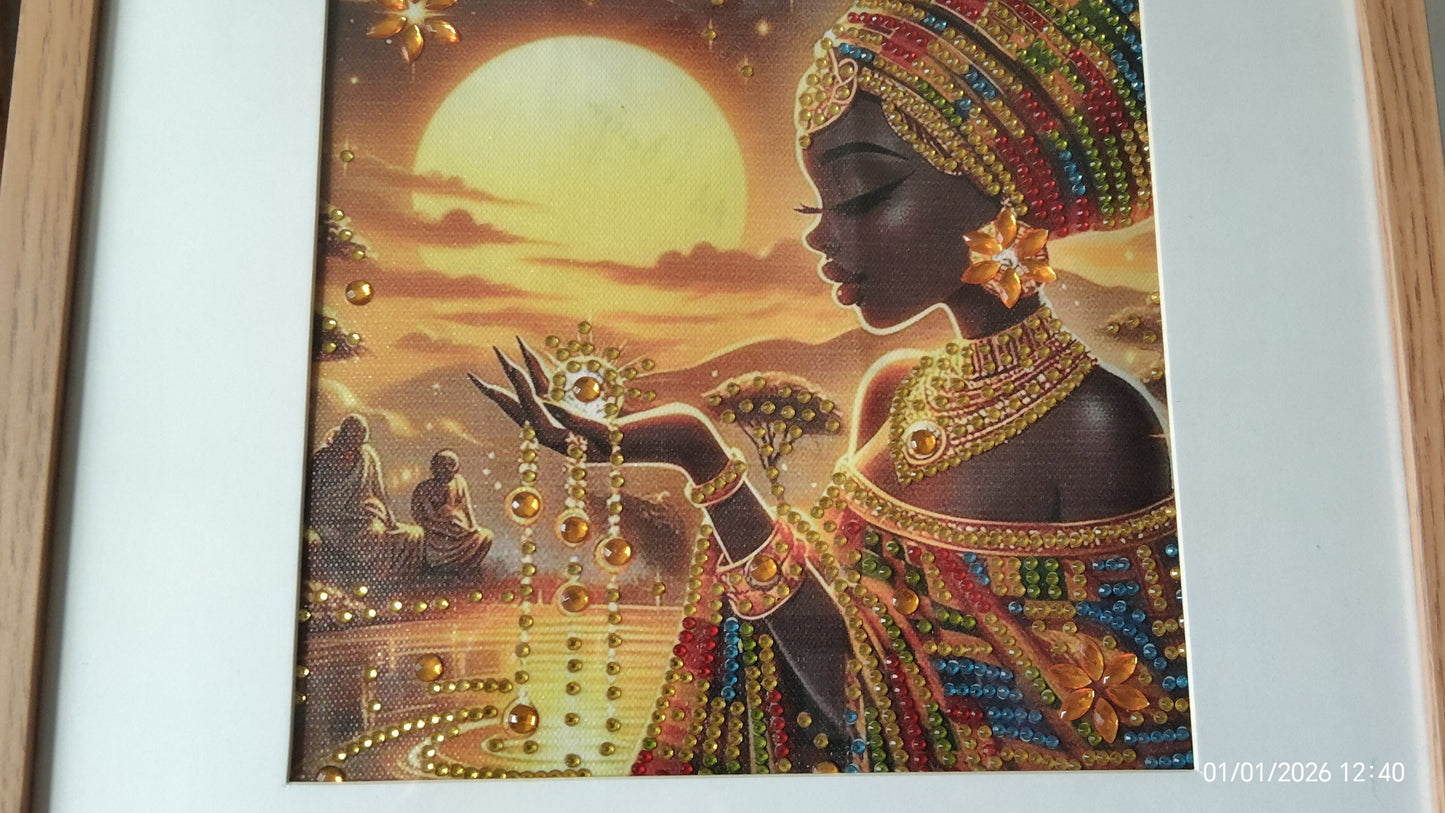 30x30cm African Beauty