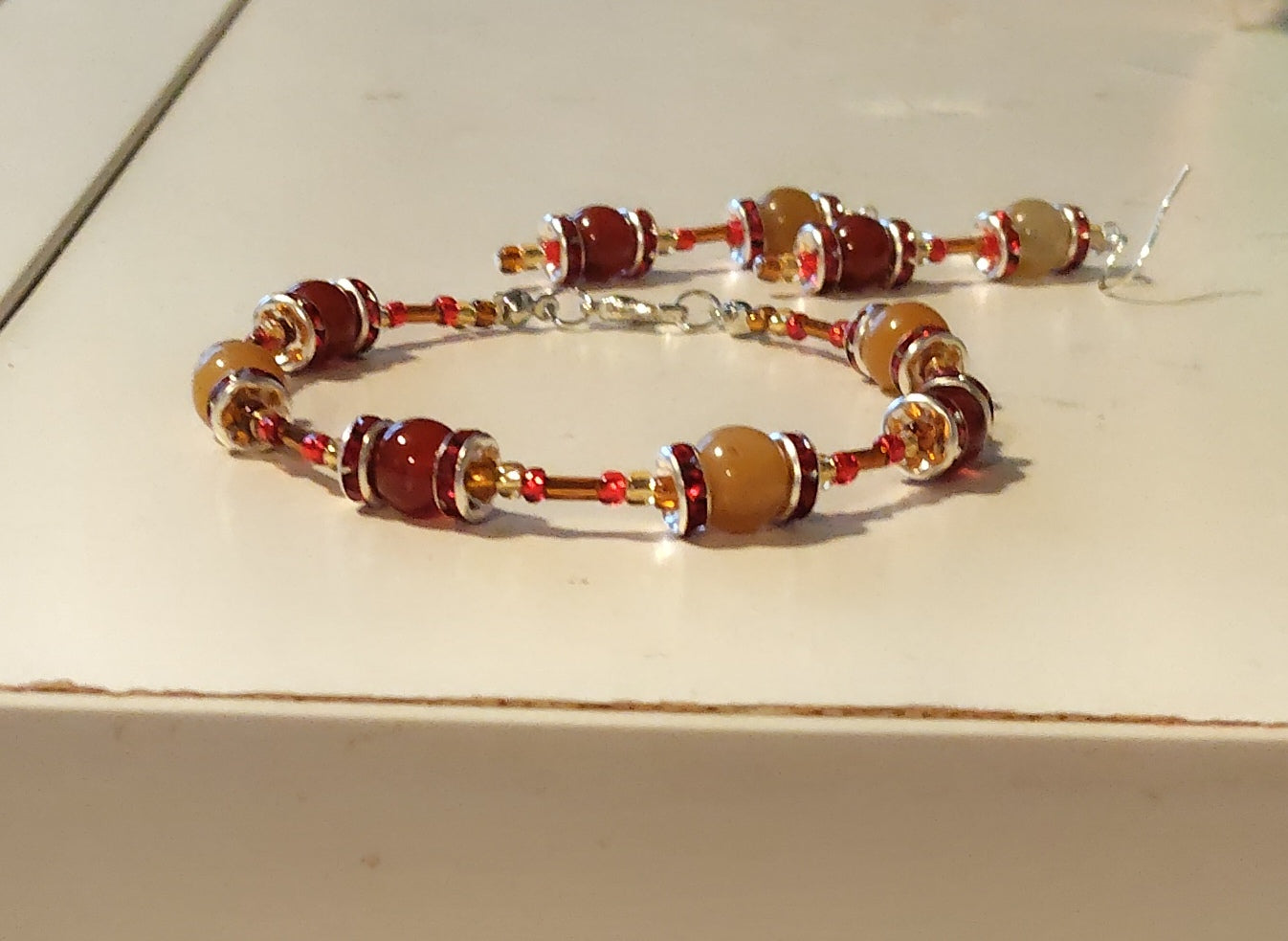 "Noelle" Bracelet and Earrings set