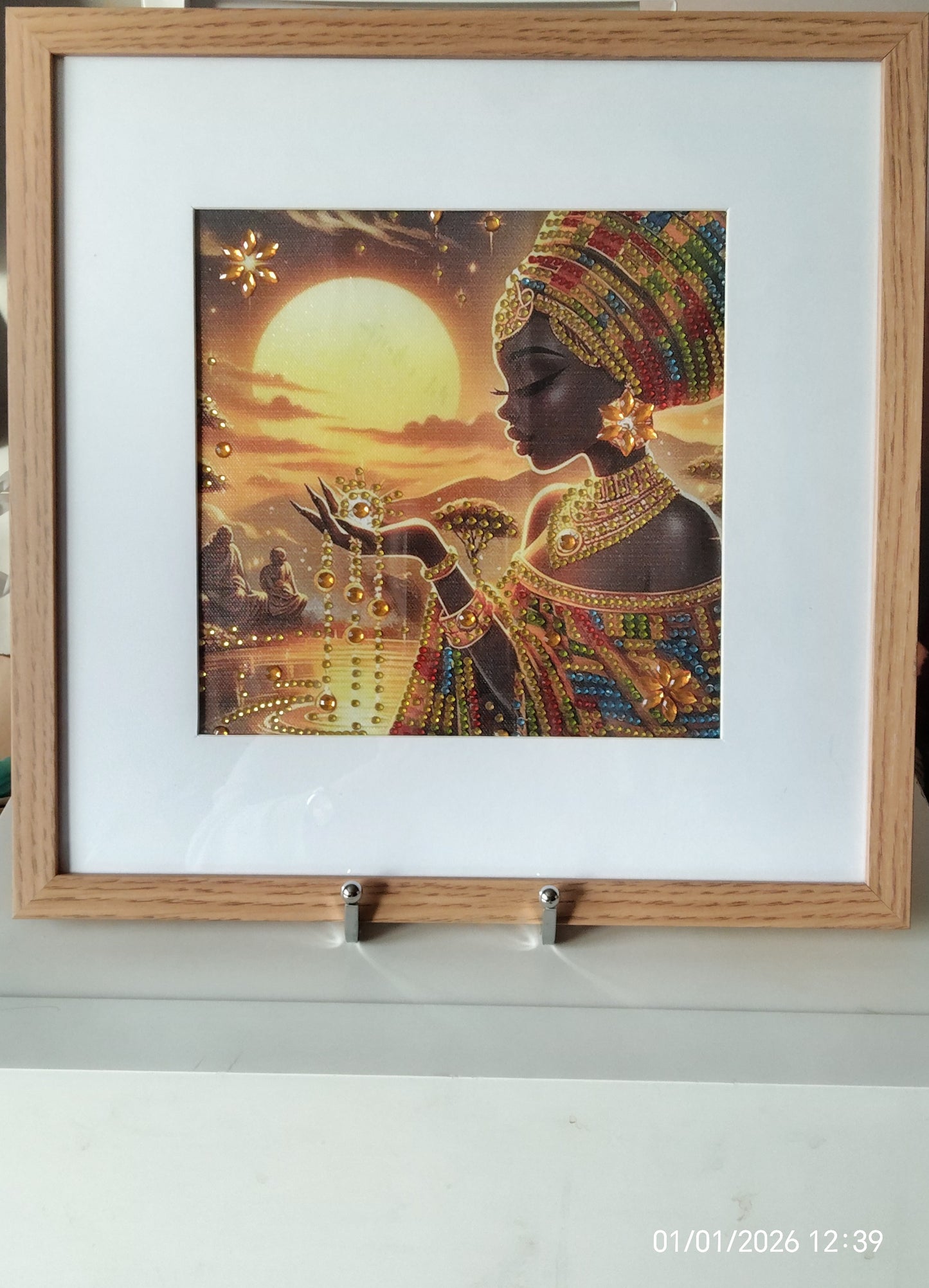 30x30cm African Beauty